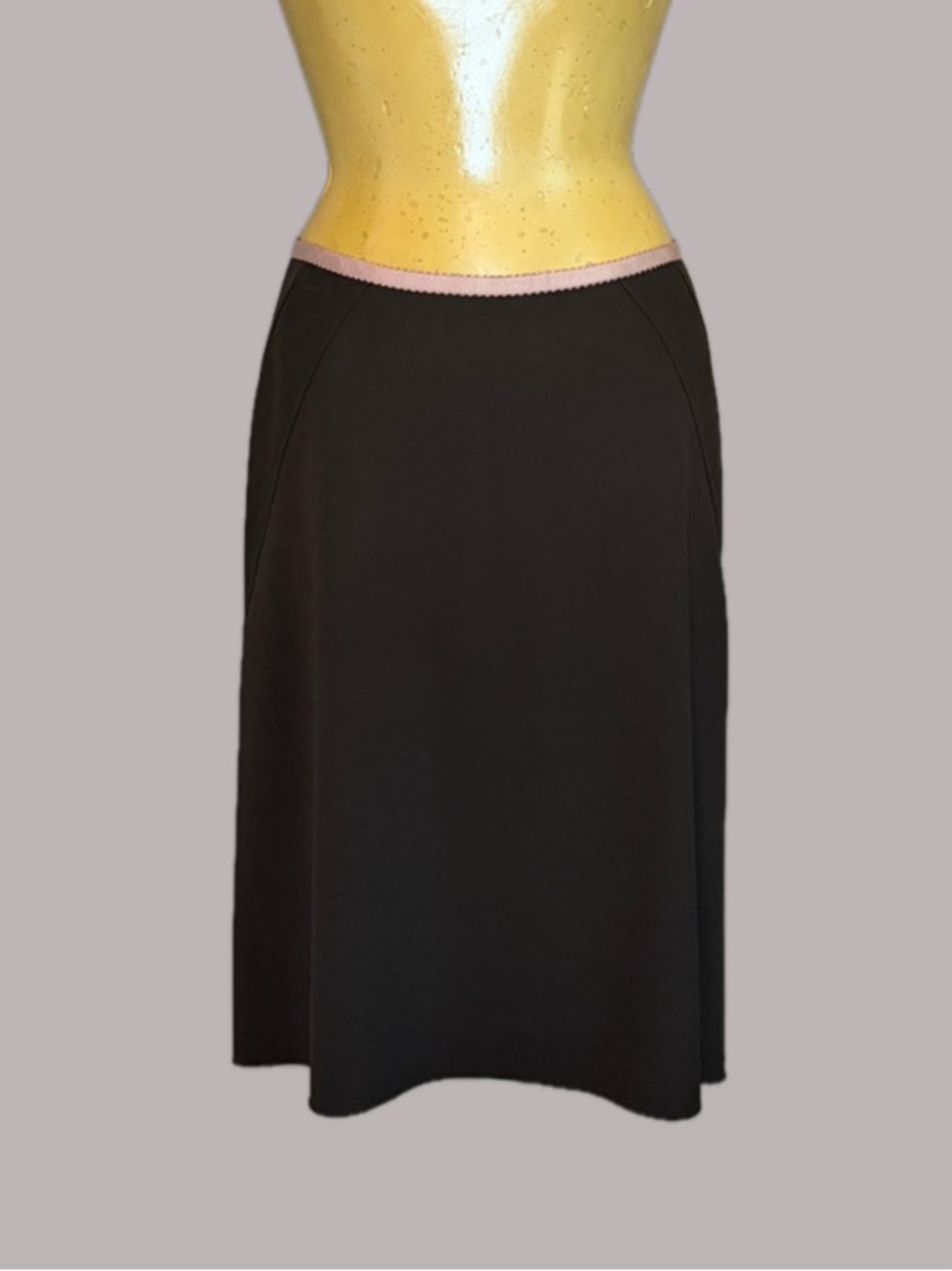 🤎🎀Y2K Brown & Pink A-Line Skirt🎀🤎